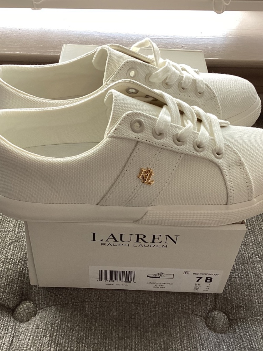 Lauren Ralph Lauren Women's Janson II Lace-Up Sneakers - Picture 12 of 16